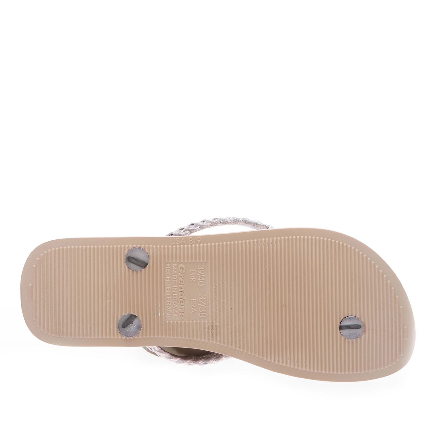 ipanema rose gold flip flops