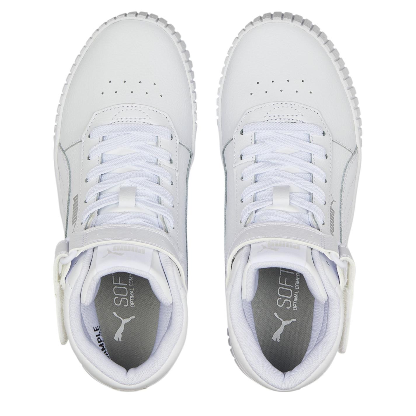 Puma Carina Mid Junior Girls High Top Trainers