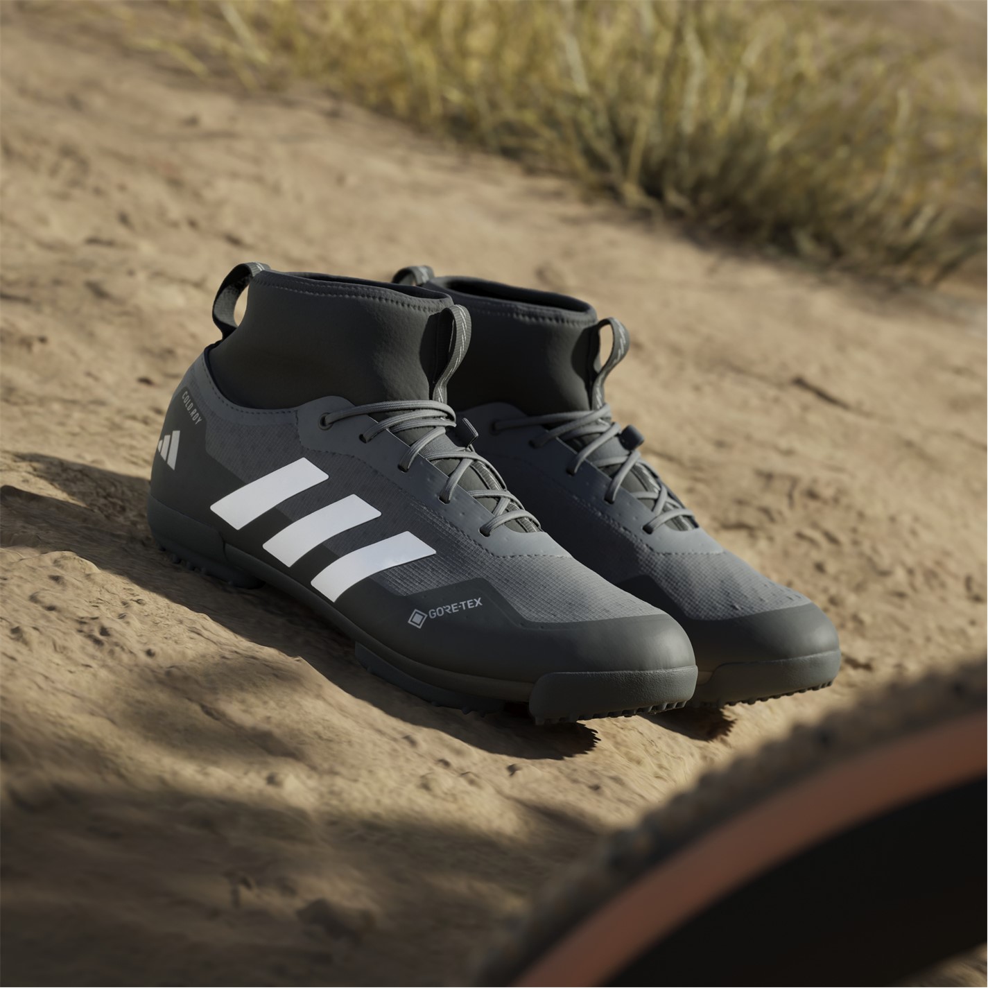 adidas gazelle silver green womens adidas Unisex The Gravel Cycling Shoes, Core Black main image 1