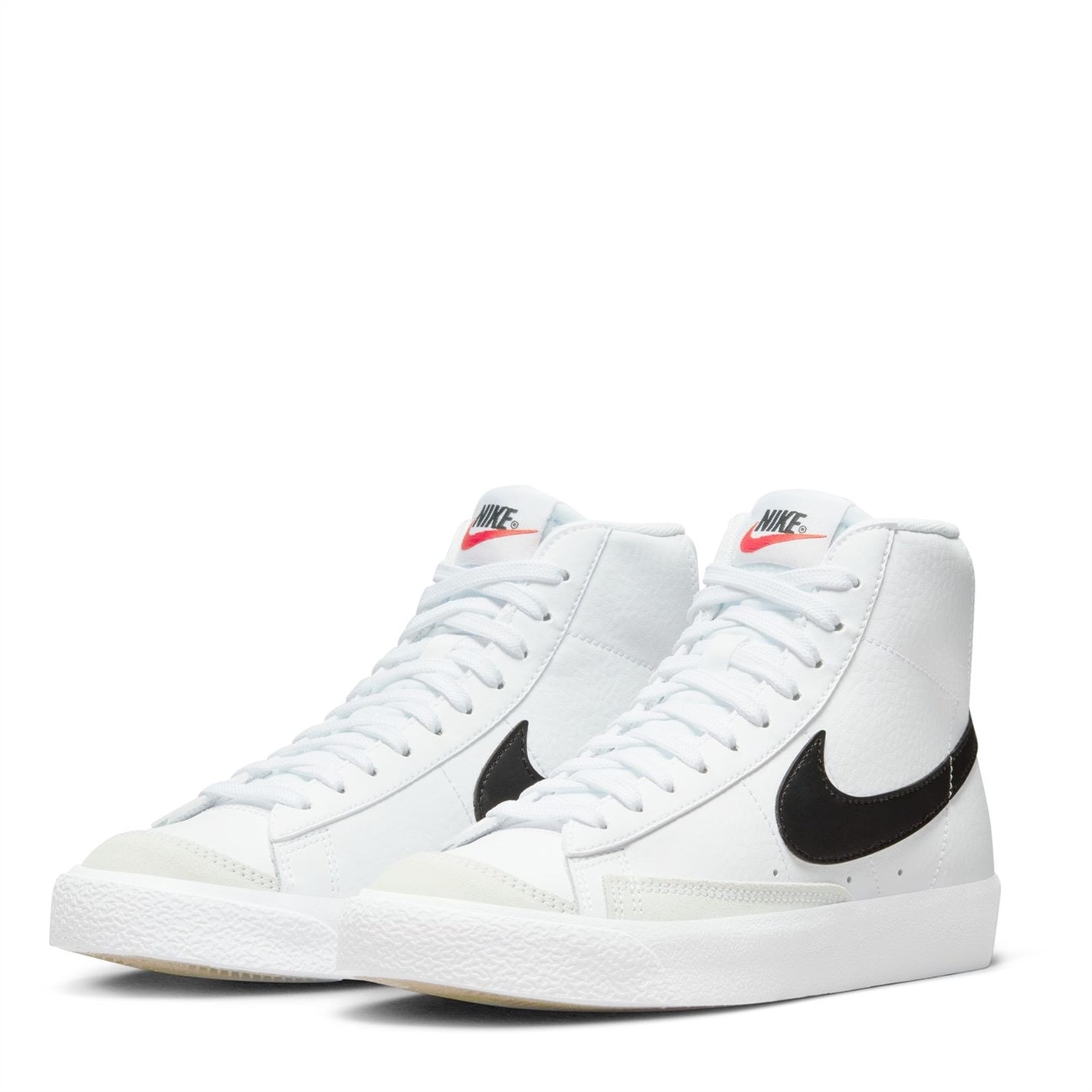 nike mid white shoes
