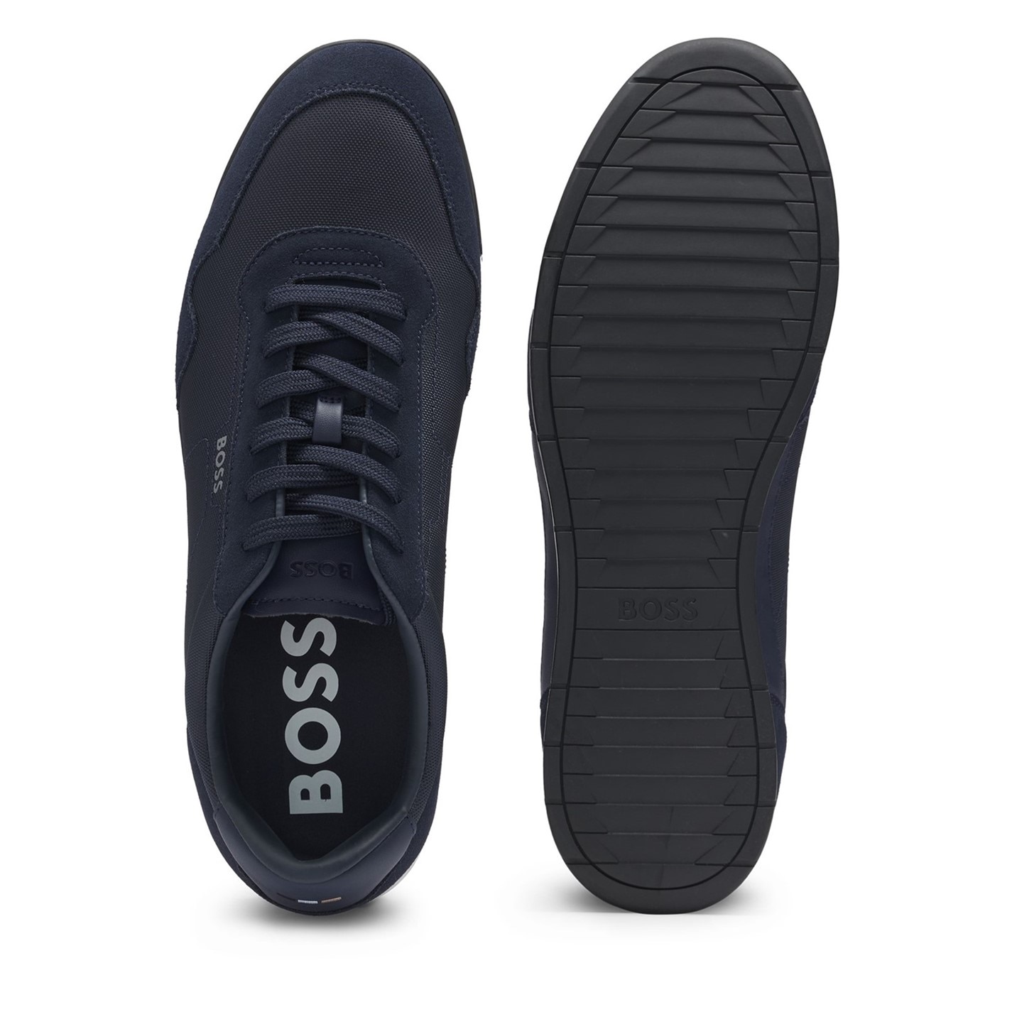 BOSS Titanium SL_sdtxny - Scarpe Sportive Uomo Bassi In Poliestere Riciclato - Nero