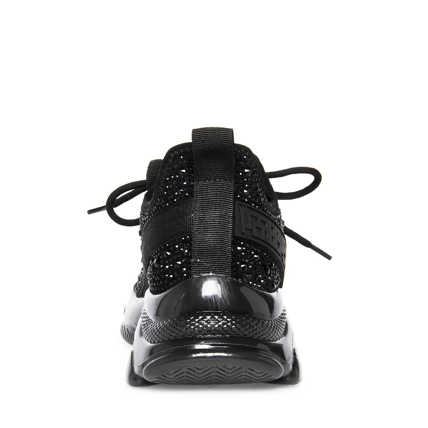 Steve Madden Maxima Sneaker Donna Rosa - Tomaia In Maglia E Strass, Taglia 38
