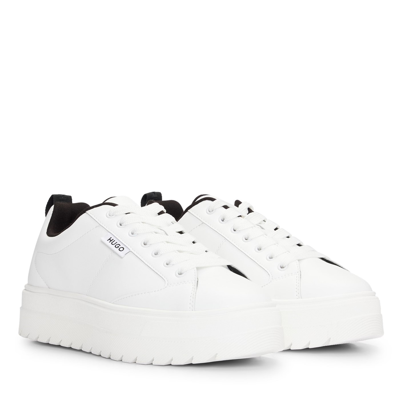 HUGO Sneaker LYSSA in schwarz/ weiss