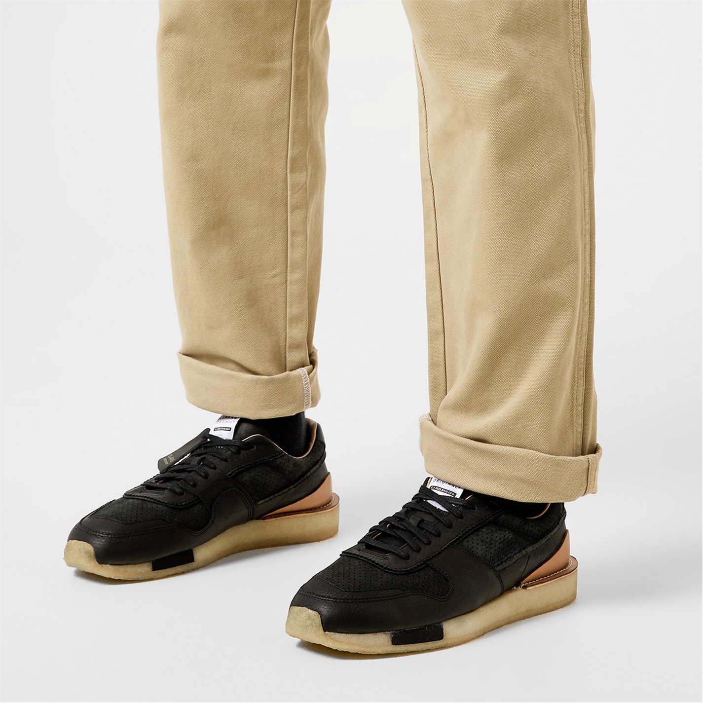 CLARKS ORIGINALS | To Run Trainers | Black Combi | FRASERS 