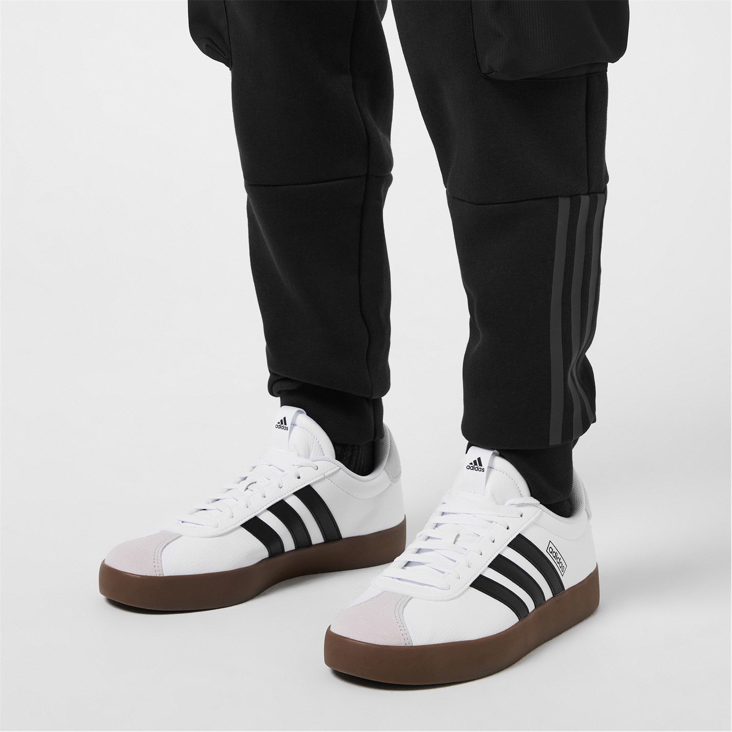 adidas vl court mens trainers black
