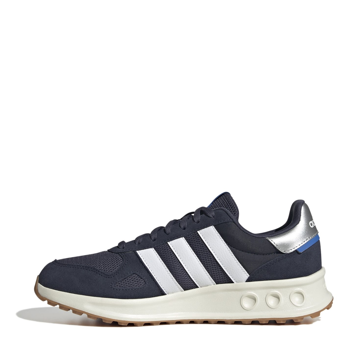 adidas Run 84 Trainers Navy/Wht/Silv FRASERS Ireland