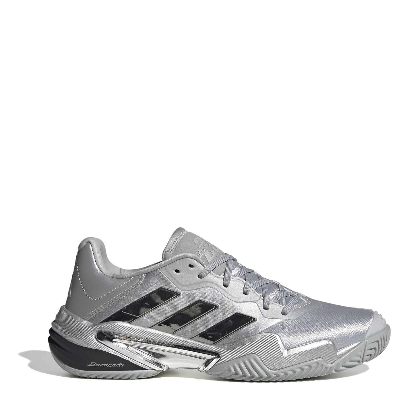 adidas | Barricade 13 Silver Edition Tennis Shoes Mens | Silver Met/Grey |  FRASERS Ireland