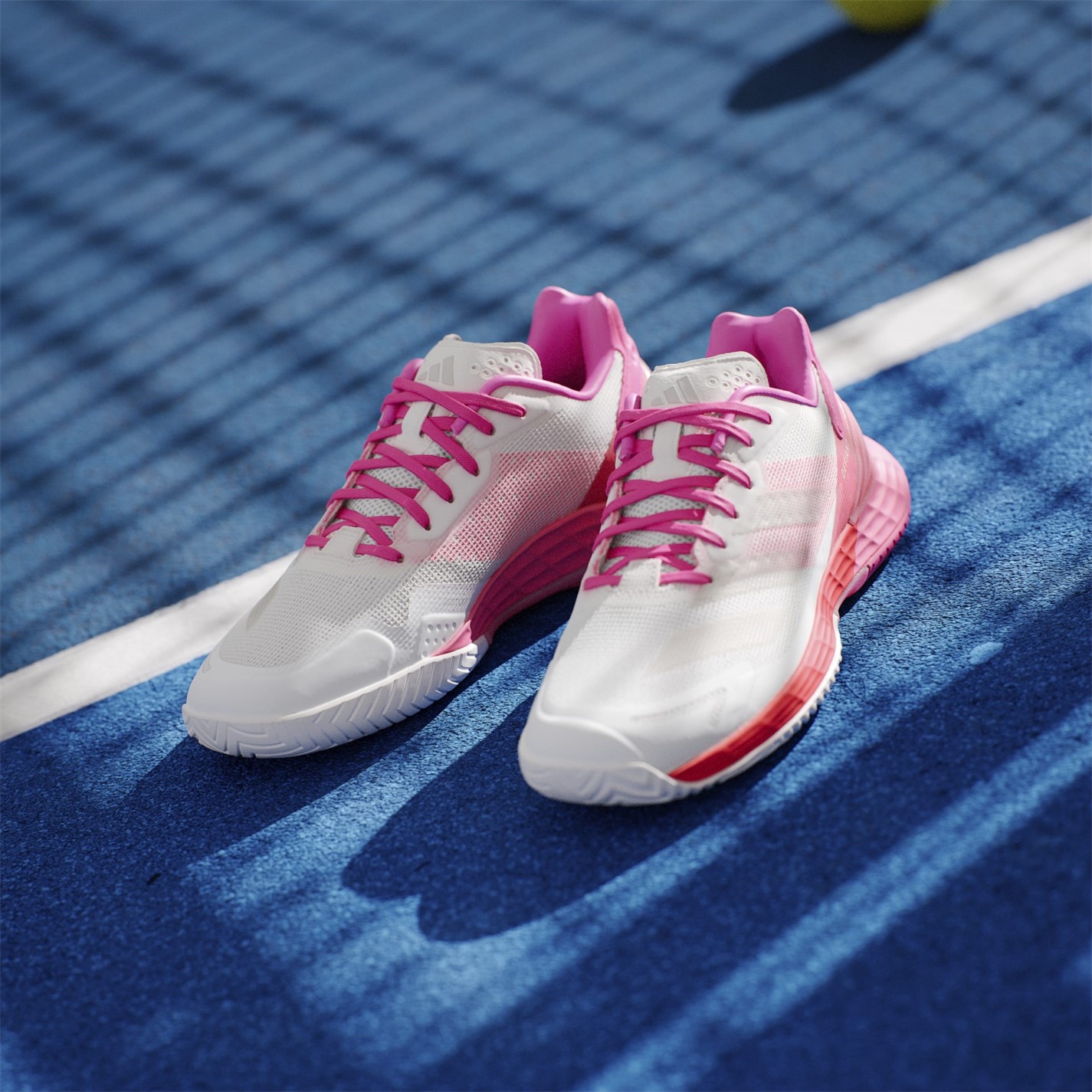 adidas | Defiant Speed 2 Tennis Shoes Womens | White/Pink | FRASERS Ireland