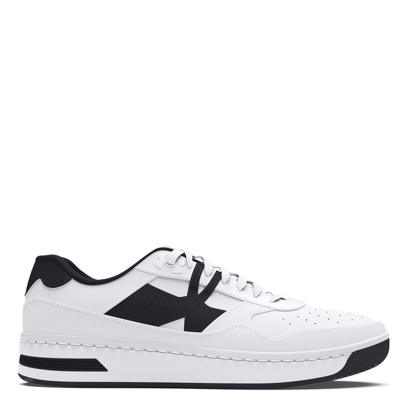 Under Armour 96 Court Trainers White/Black FRASERS Ireland
