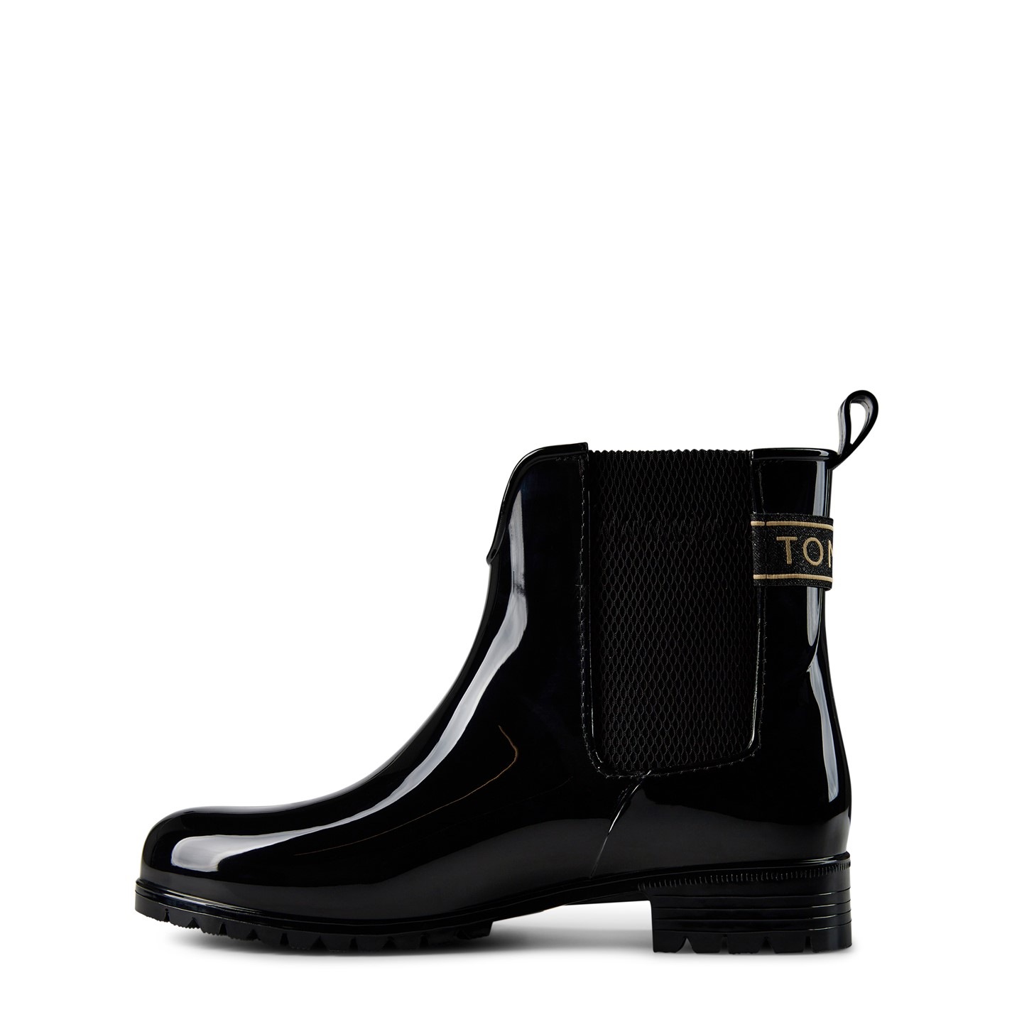 tommy hilfiger blue rain boots