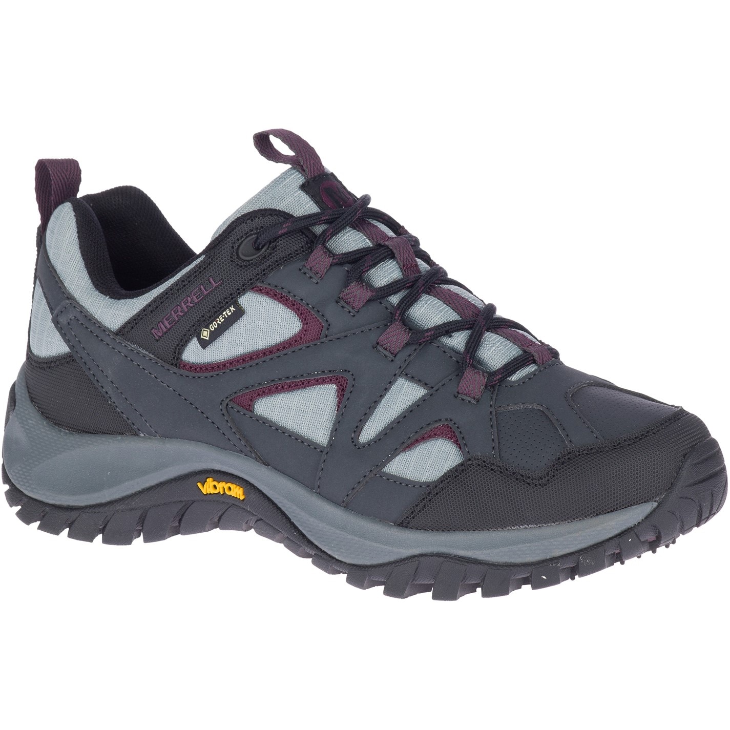 Merrell Byrce GTX Hiking Shoes Womens Granite/Fig FRASERS