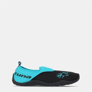 Fashy Tias Damen Scarpe Da Acqua Donna – Gomma, Suola Piatta, Tacco Piatto, Facili Da Infilare, Ideali Per Spiaggia E Piscina