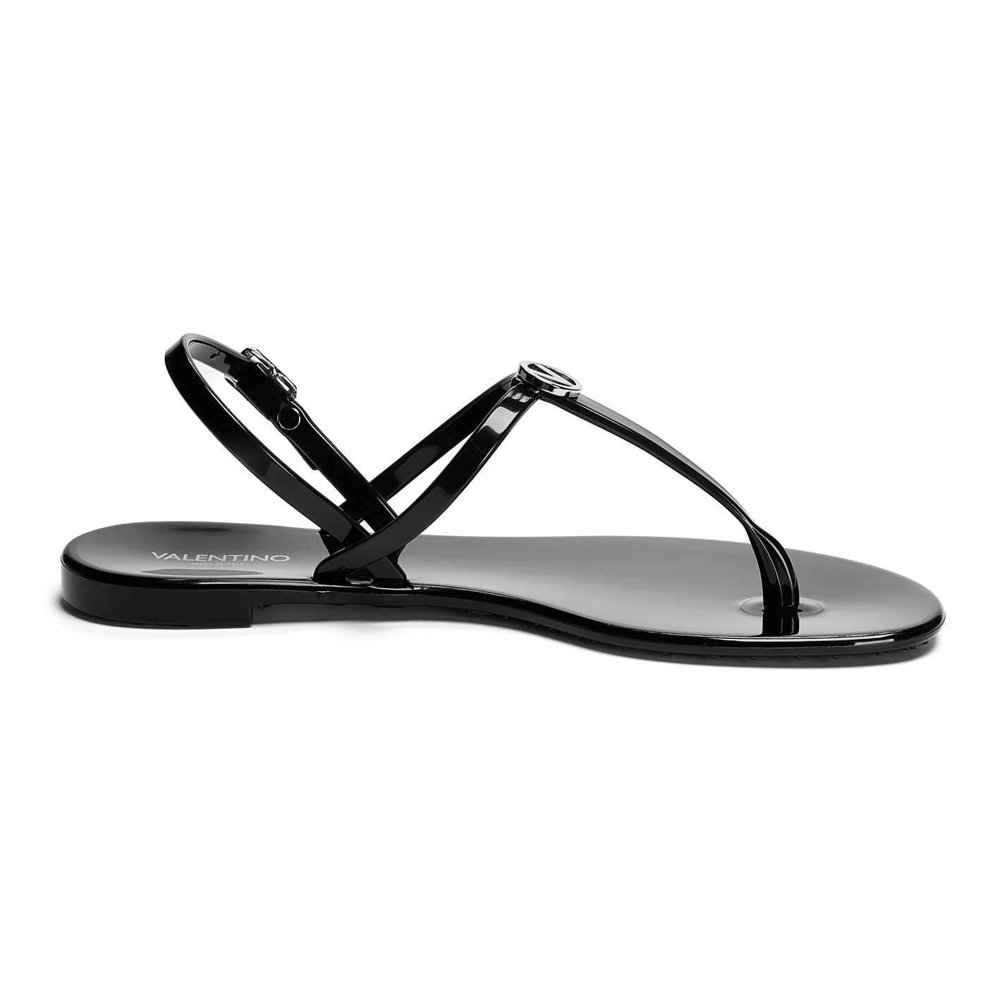 Flat Sandals Forever 21 Quilted Sandals FOREVER 21 Black Sandals - Main Image