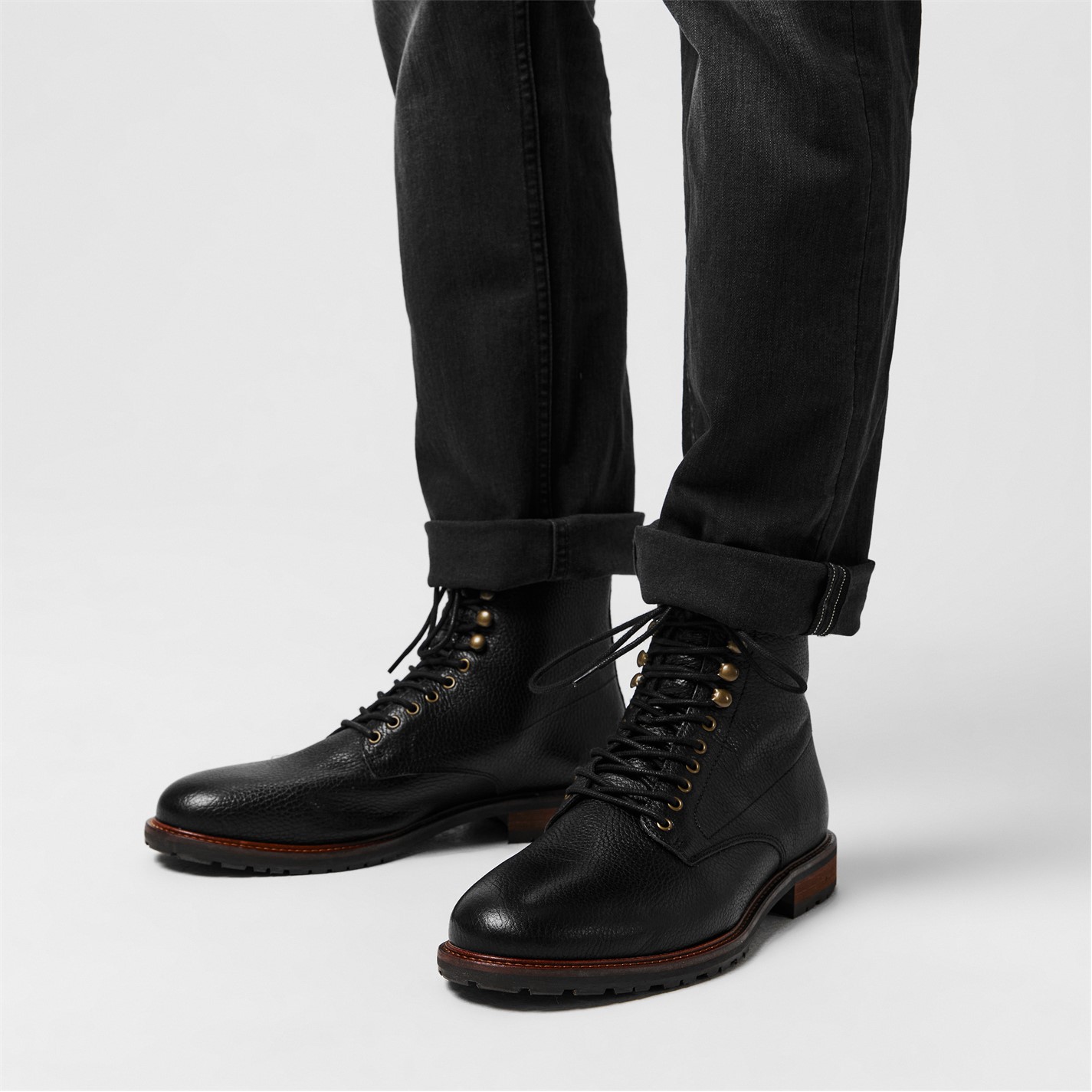 Shoe The Bear Shoe York Lace Lthr Sn09 Biker Boots Frasers