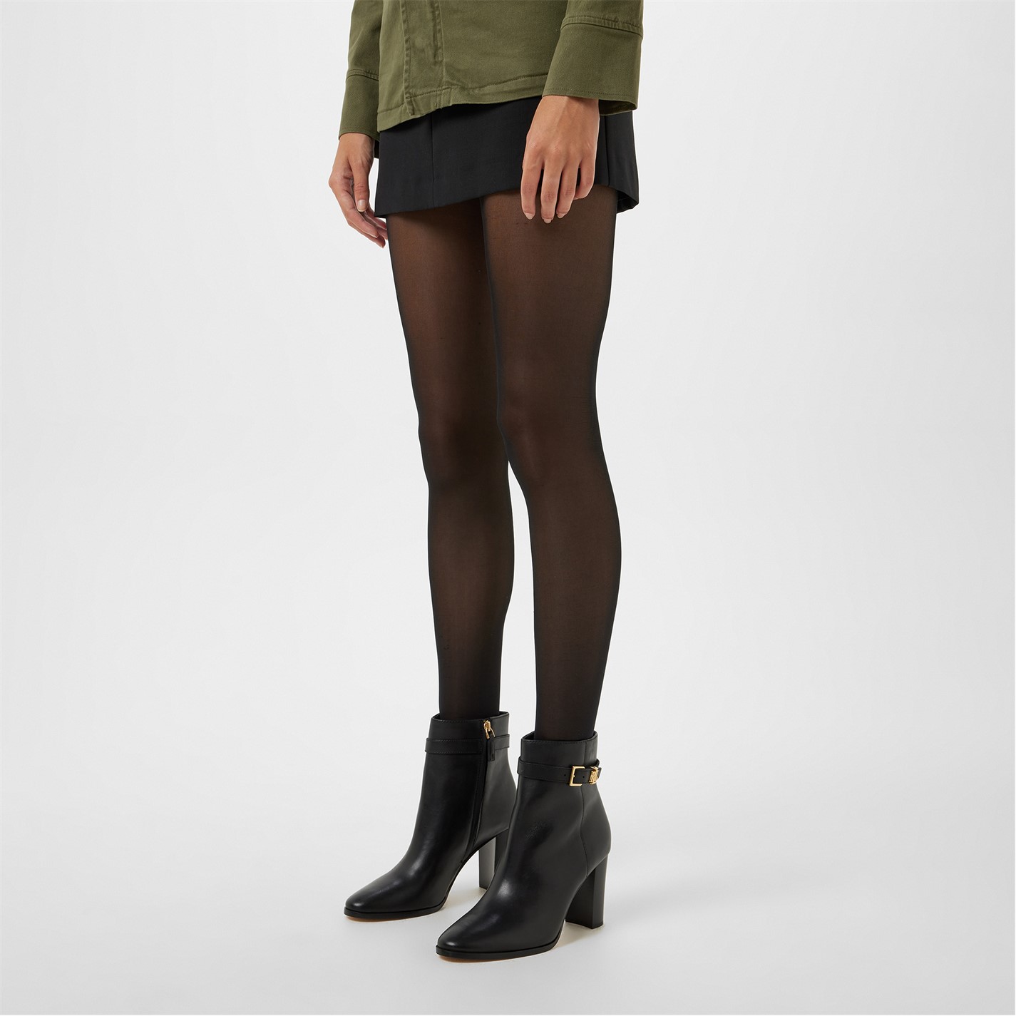 ralph lauren black booties