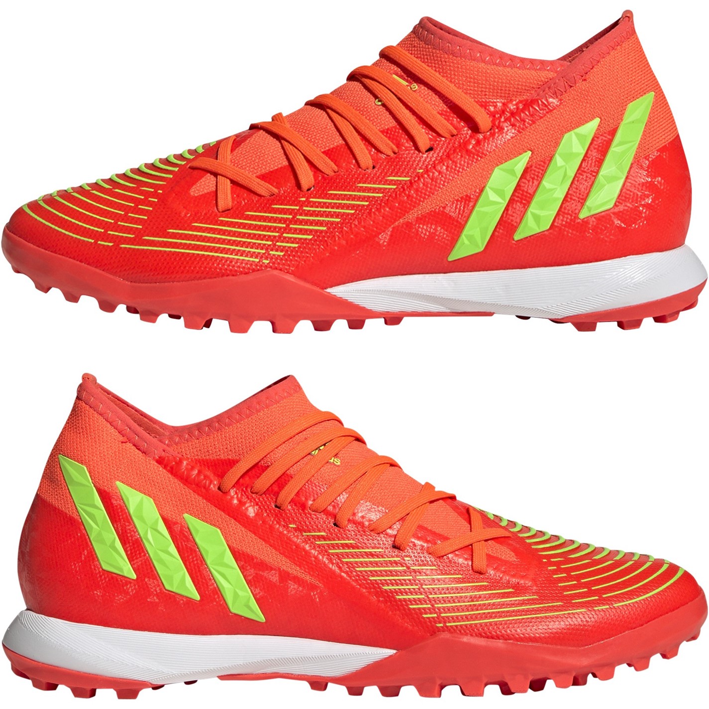 adidas Predator Astro Turf Trainers Red/Green/Blk FRASERS