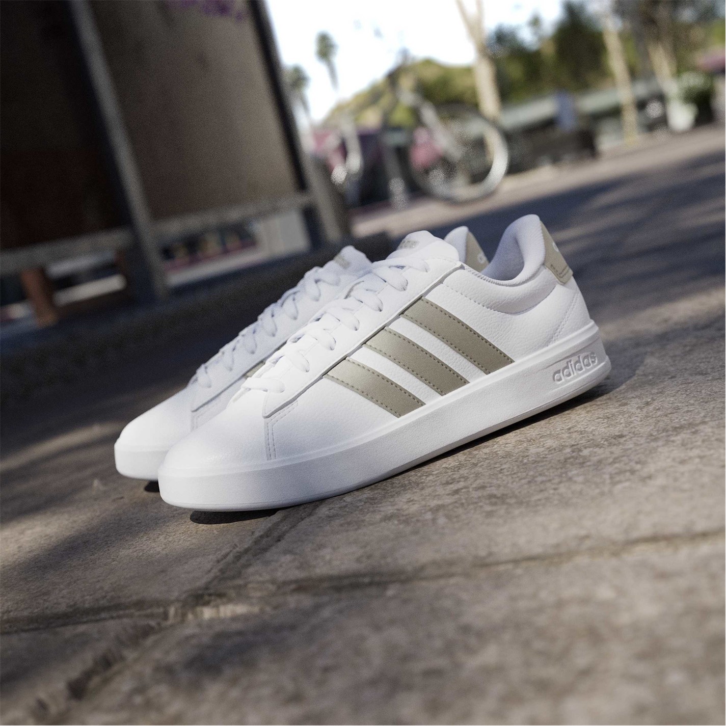 adidas Womens Grand Court Sneakers Low Trainers FRASERS Ireland