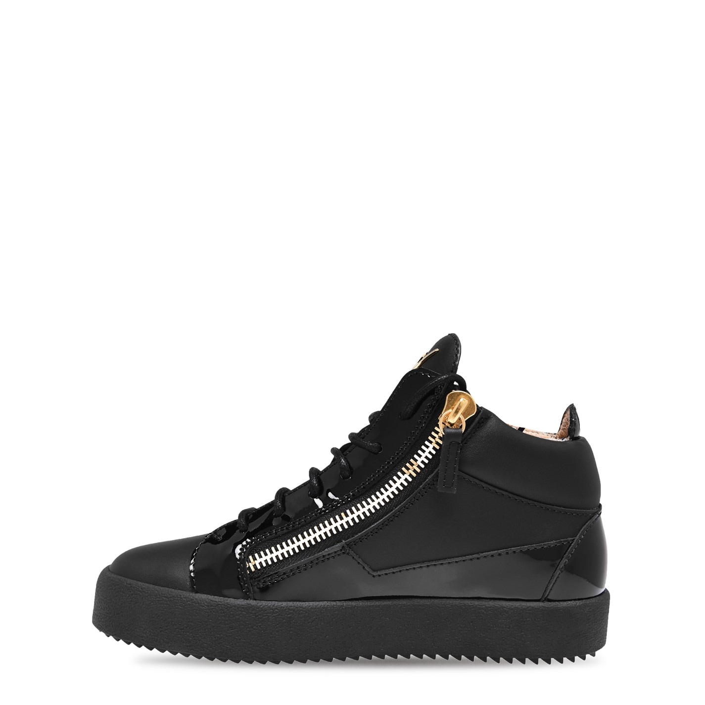 GIUSEPPE ZANOTTI | May Leather High Top Trainers | Black