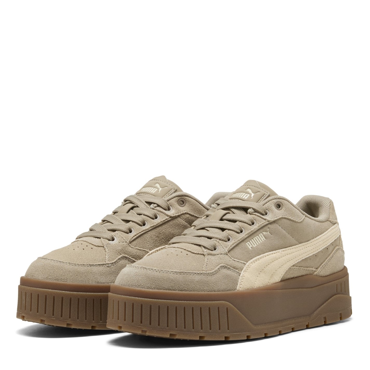Puma Suede Trainers Womens Puma Karmen II Idol Suede Low-Top Trainers Womens  Low Trainers