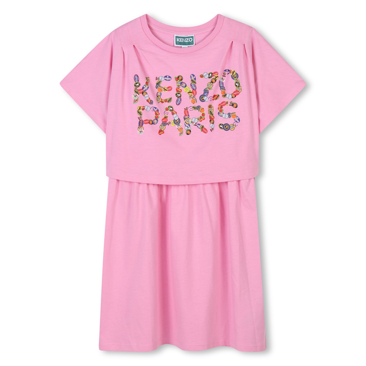 Kenzo Long Sleeved Dress Pink main image 1