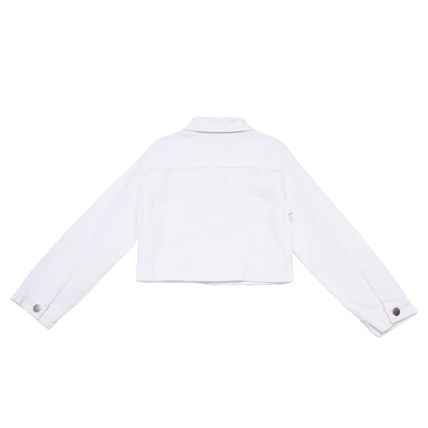 Be You Older Girl Cropped Denim Jacket White White FRASERS