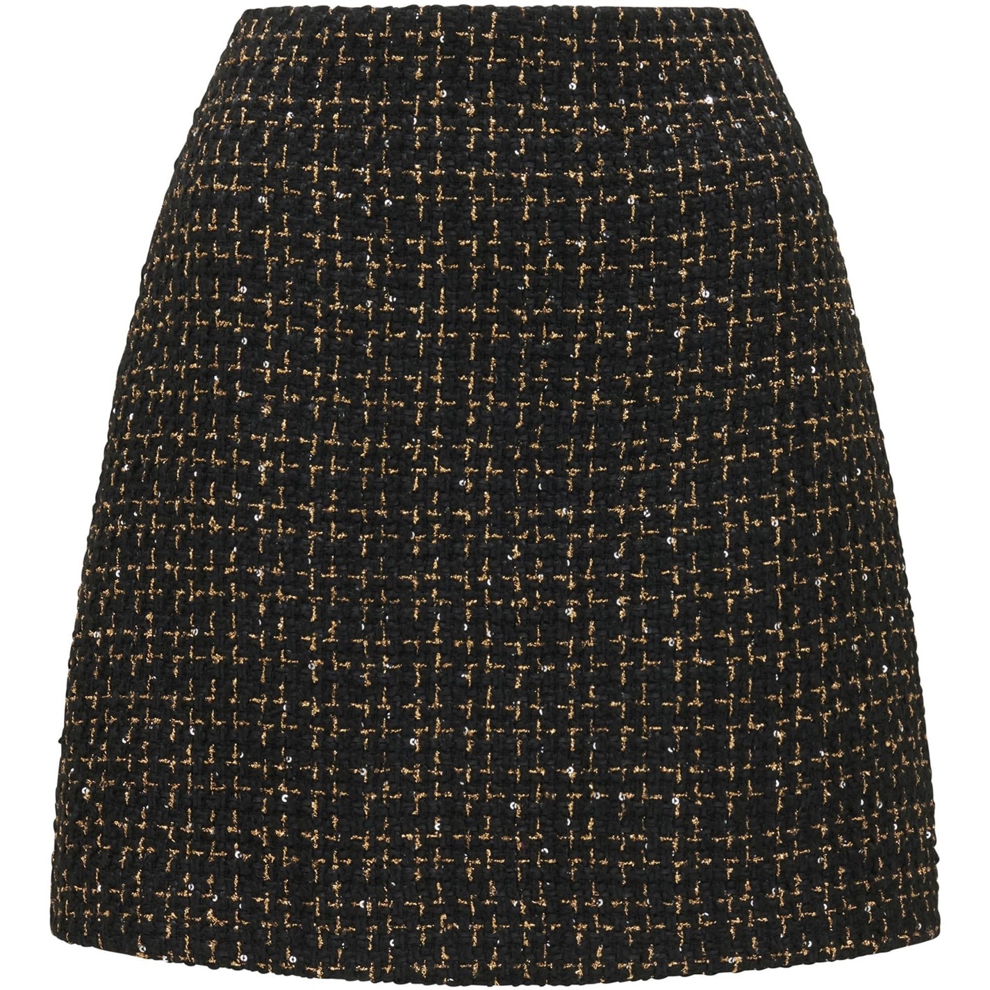 スカート  Boucle Mini Skirt Forever New | Lara Boucle Mini Skirt | Black / Gold Metallic