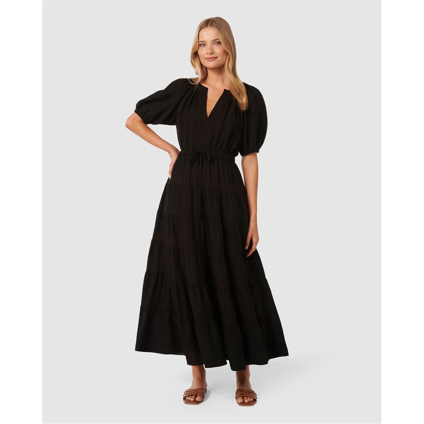 Forever New | Gabe Midi Dress | Black | FRASERS 