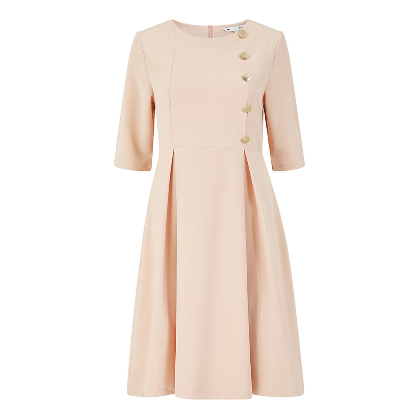 Beautifully Buttoned Skater Dress