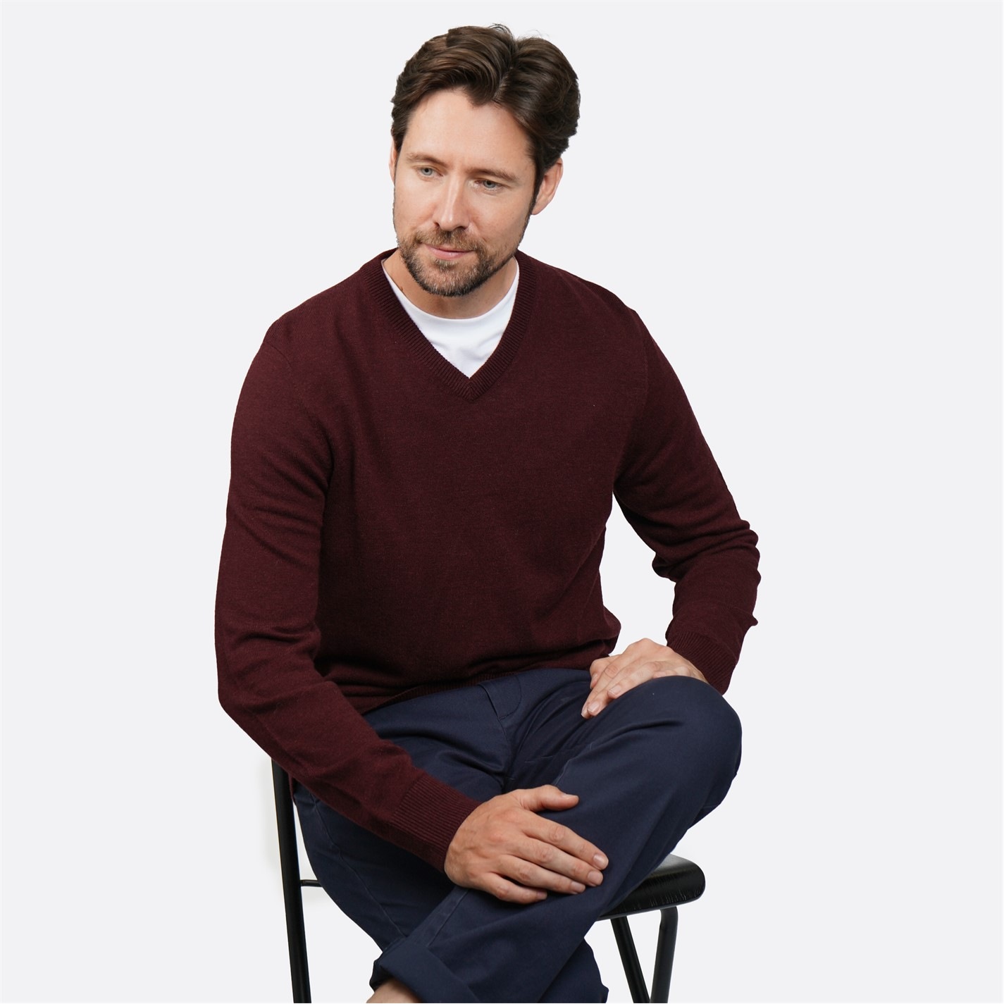 Howick Howick Arlington V Neck Jumper Jumpers House of Fraser