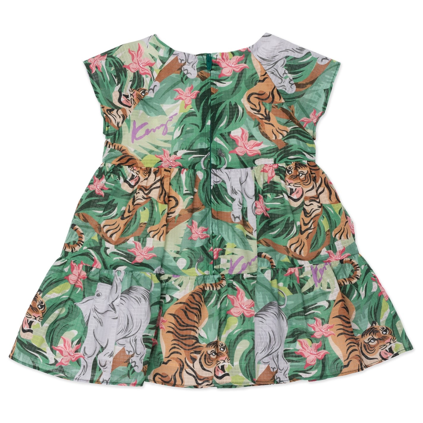 KENZO Jungle Dress Babies Forest Green FRASERS Ireland
