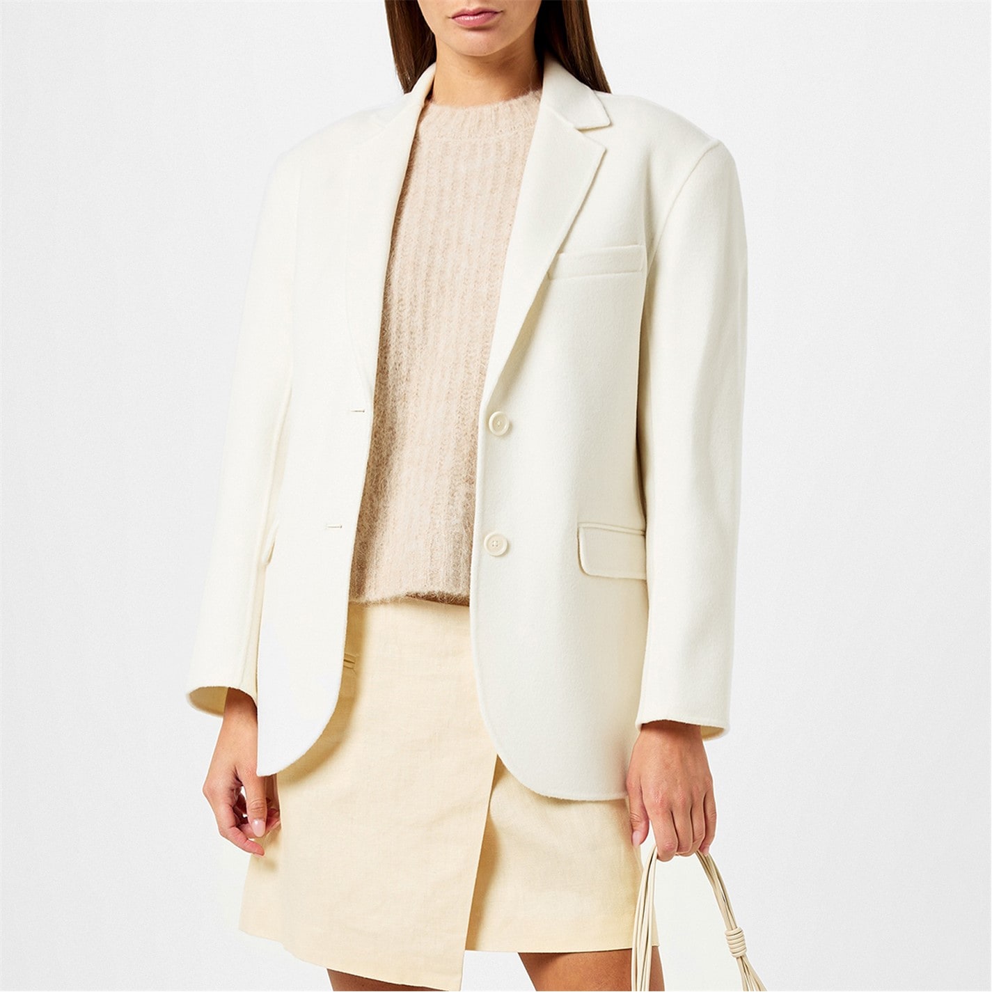 ANINE BING Quinn Blazer White FRASERS Ireland