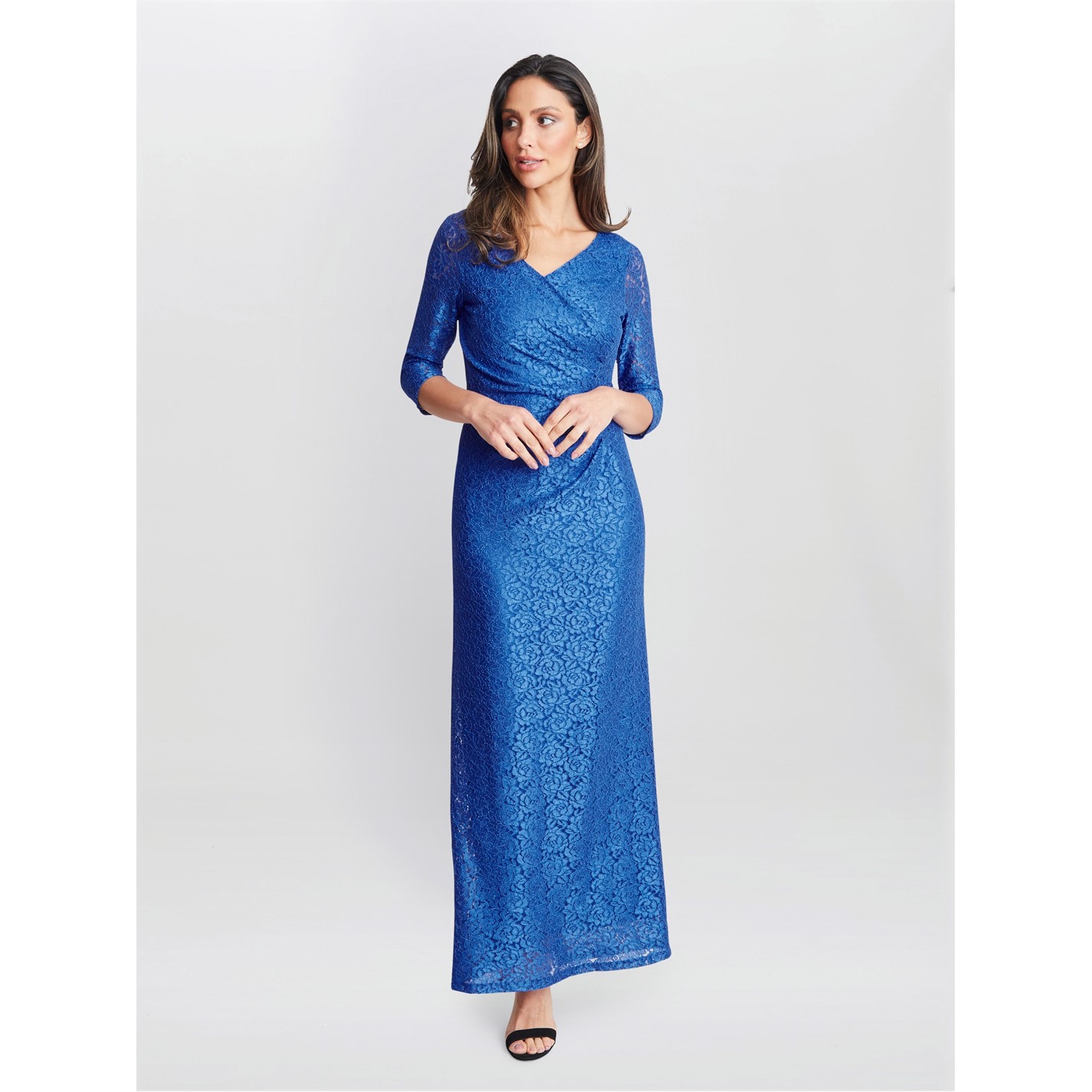 Gina Bacconi | Fearne Lace Wrap Maxi Dress | Party Dresses | FRASERS