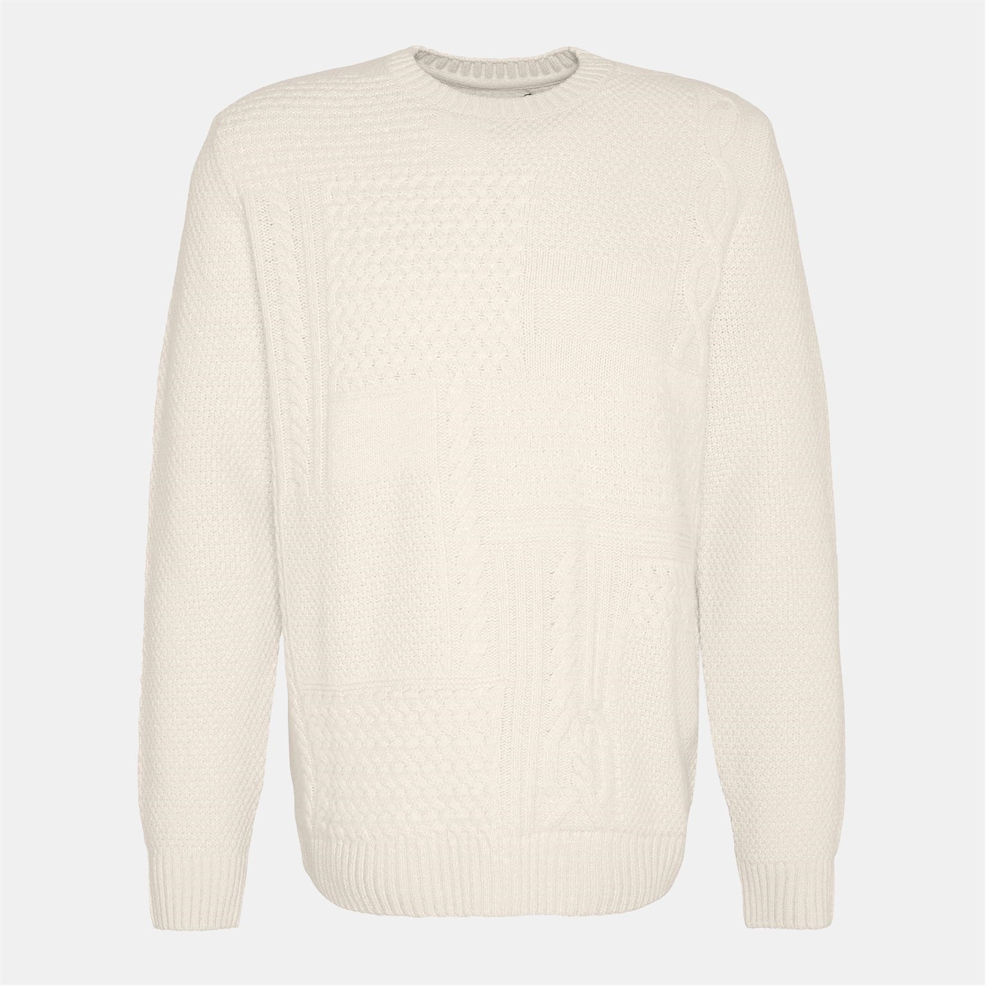Barbour Casey Cable-Knit Jumper Crew Neck Jumpers FRASERS