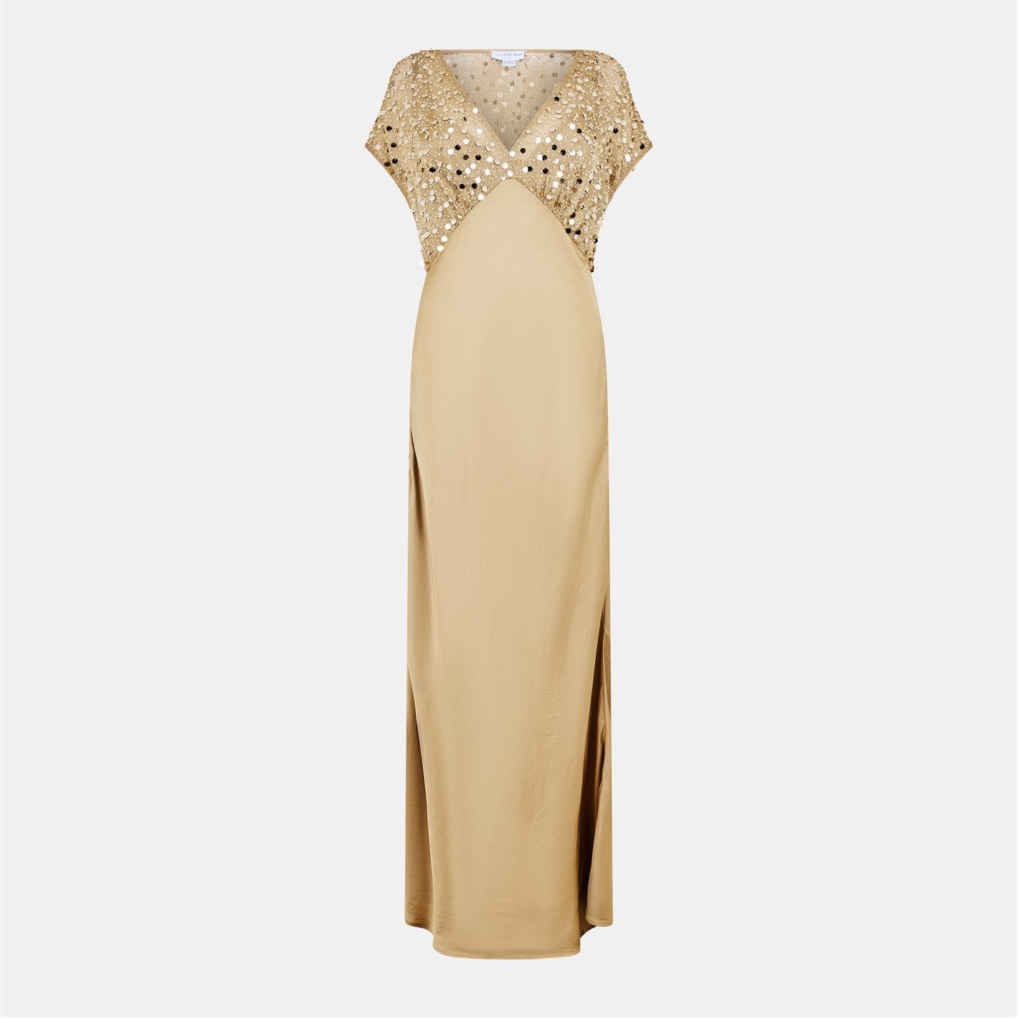 Never Fully Dressed | Women's Elodie Long Maxi Dress | Gold | FRASERS  Ireland
