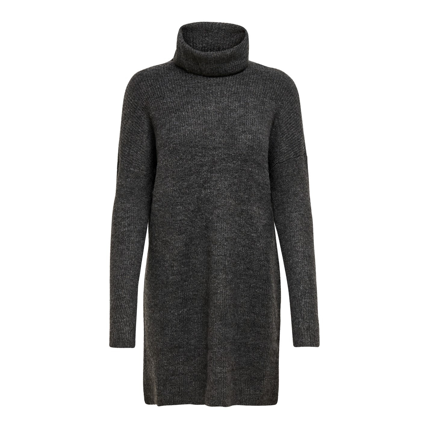 grey cowl neck jumper dress CAICJ98 Sweater Dress for Women Ribbed Knit Fitted Midi Fall Winter Bodycon Cowl Neck Dresses Plus Size Dress for Women Grey,S, Adult Unisex, Size: