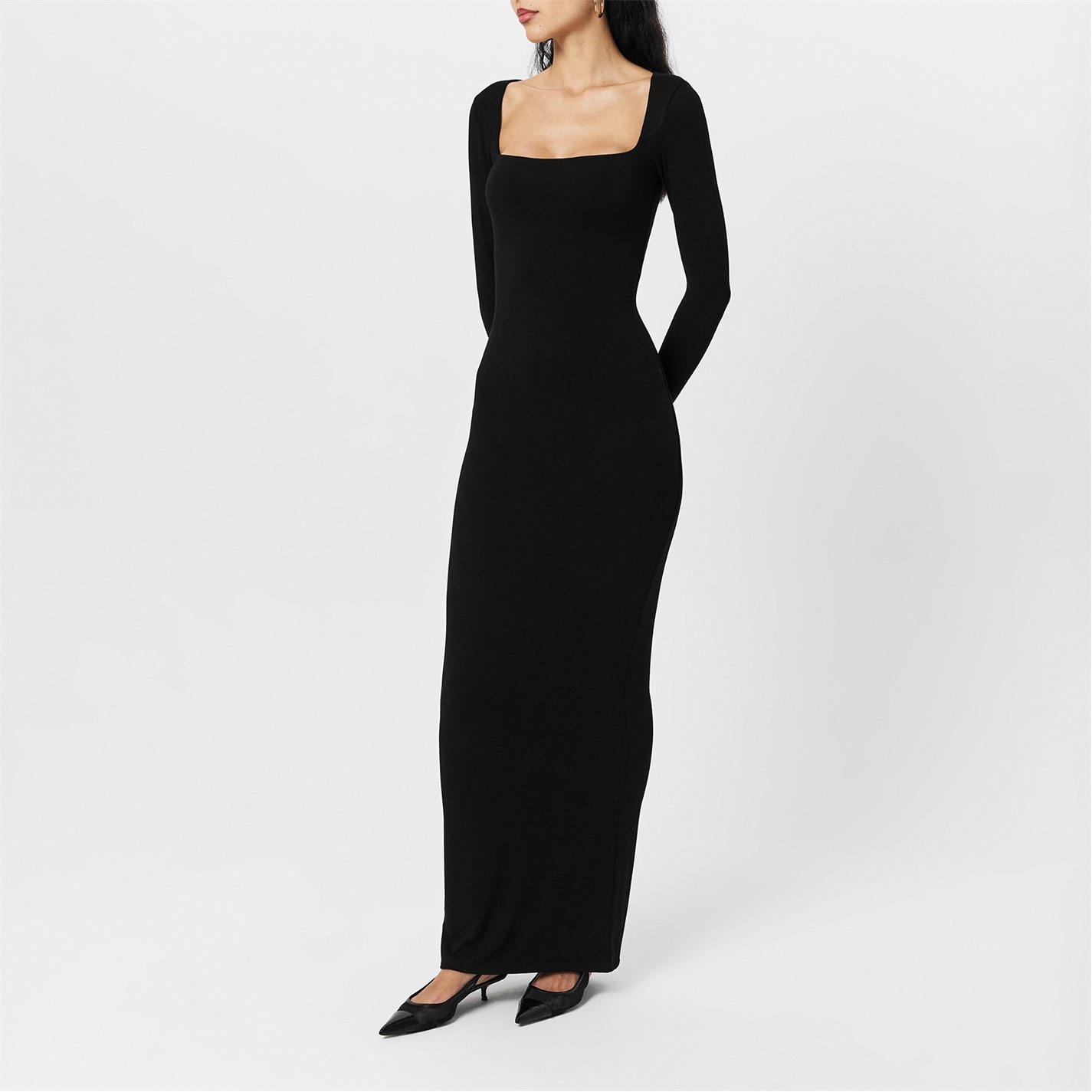 NAKED WARDROBE | Square Neck Sculpt Maxi Dress | Maxi Dresses | FRASERS Ireland NAKED WARDROBE | Square Neck Sculpt Maxi Dress | Maxi Dresses | FRASERS Ireland