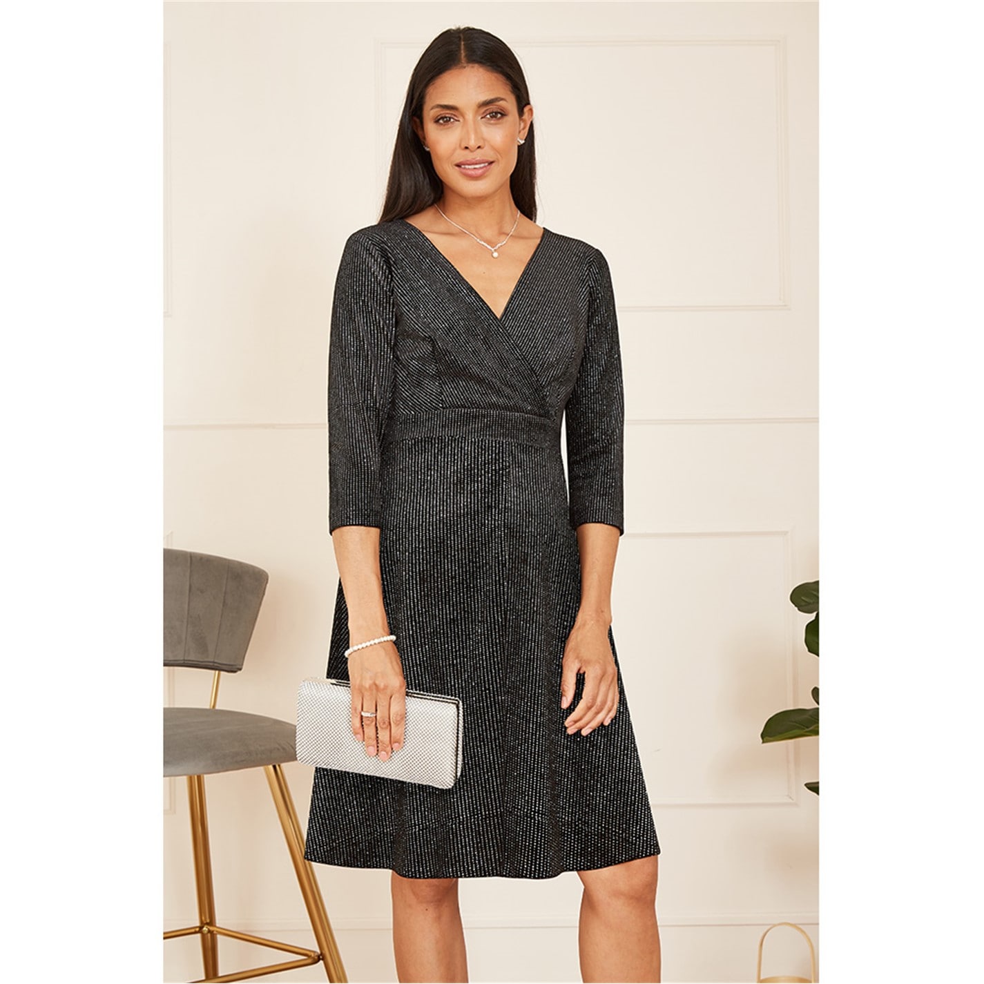mela london long sleeve dress Shop Mela Black Skater Dress With Diamantes and Long Sleeve Online in Bahrain