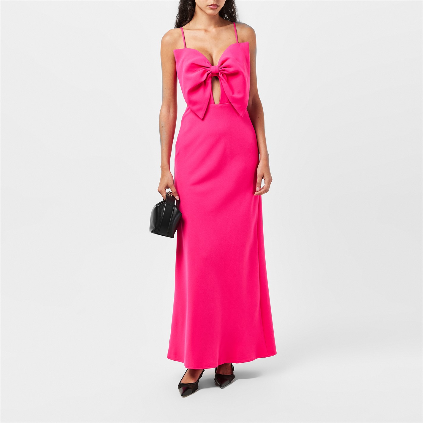 Bardot | Women's Paula Full Length Maxi Dress | Hot Pink | FRASERS Ireland