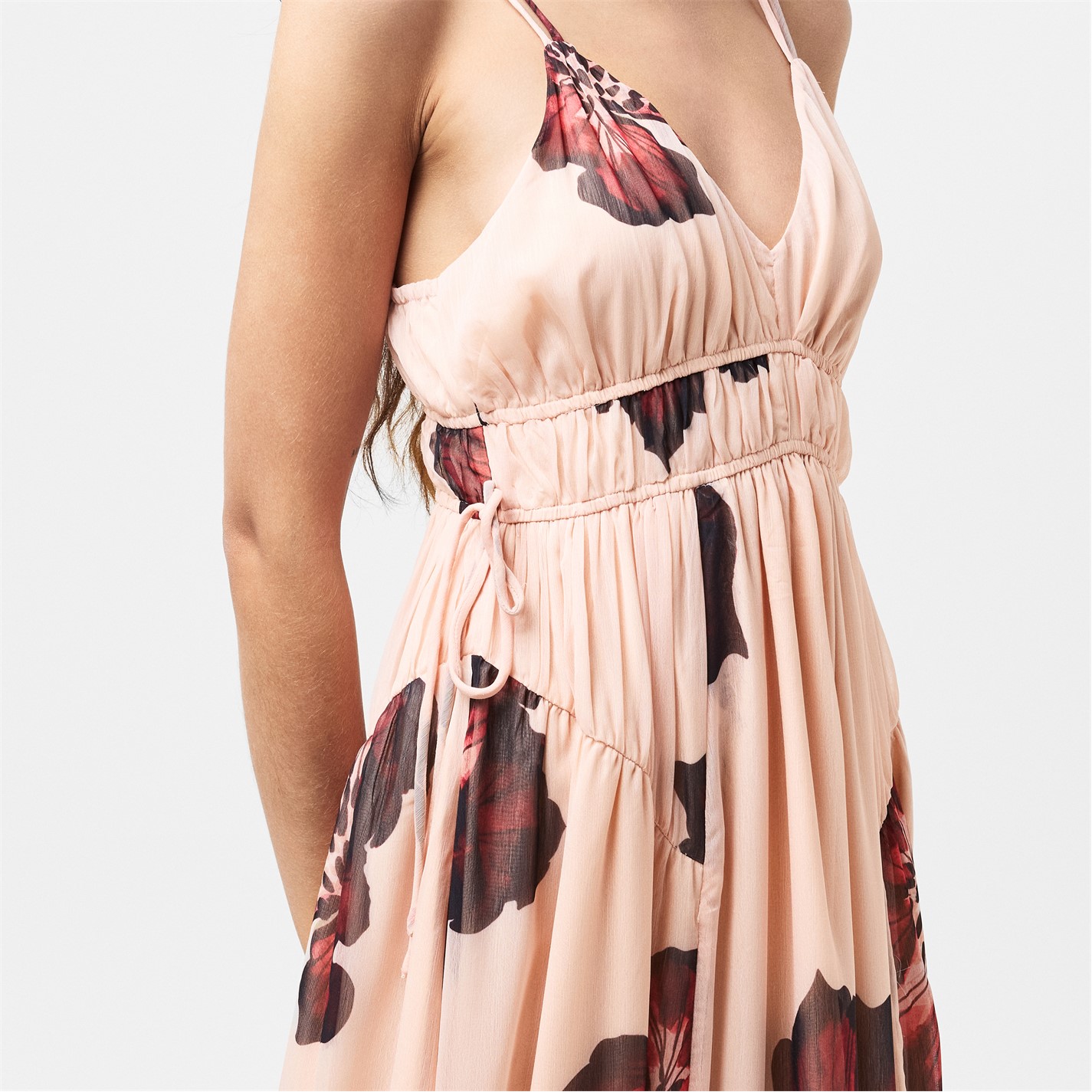 French Connection | Women's Hallie Long Maxi Dress | Blush Pink | FRASERS  Ireland