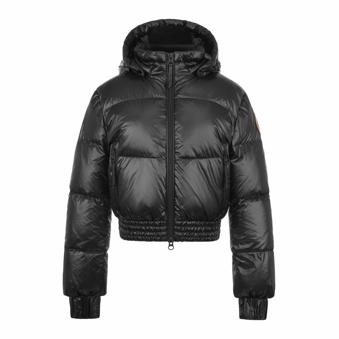 ARCTIC ARMY | Women's Yukon Hooded Funnel Neck Short Puffer Jacket