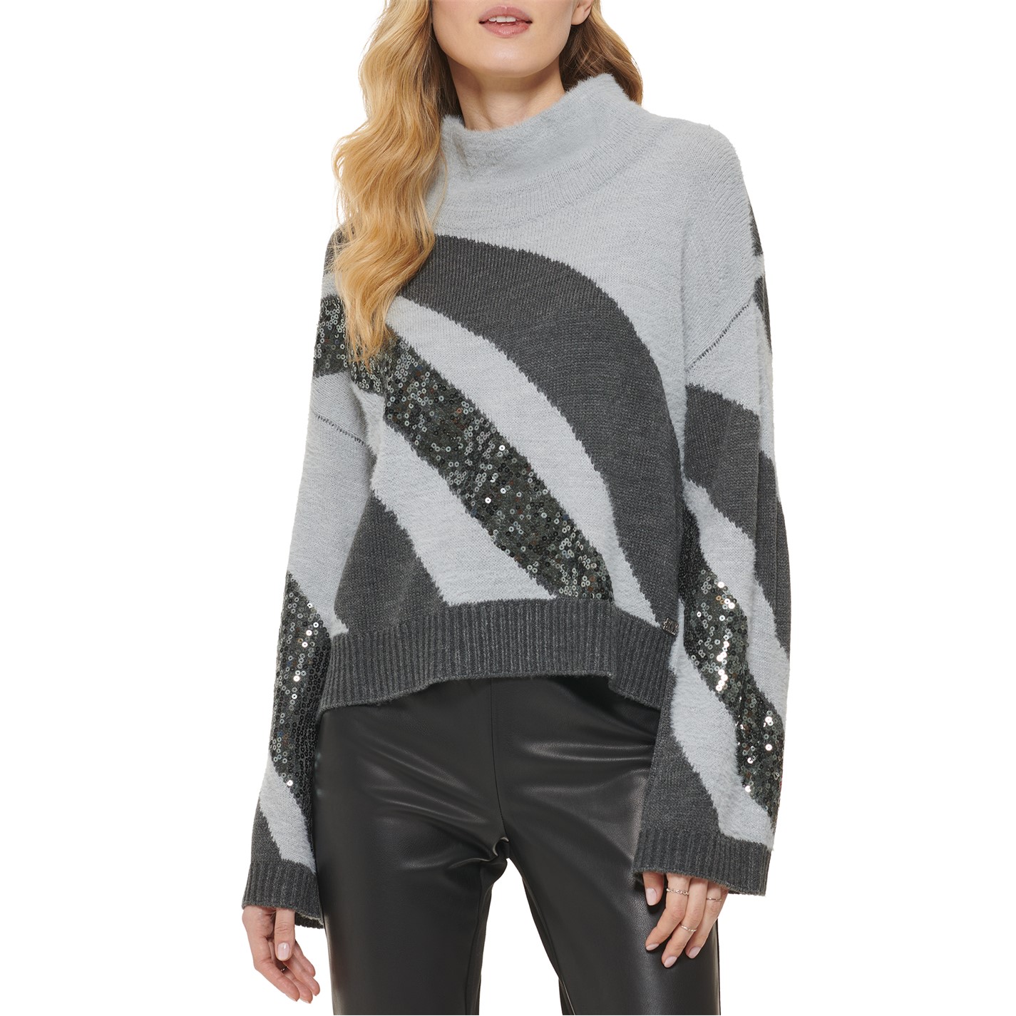 DKNY DKNY Sqn Swrl Knit Ld31 Jumpers House of Fraser