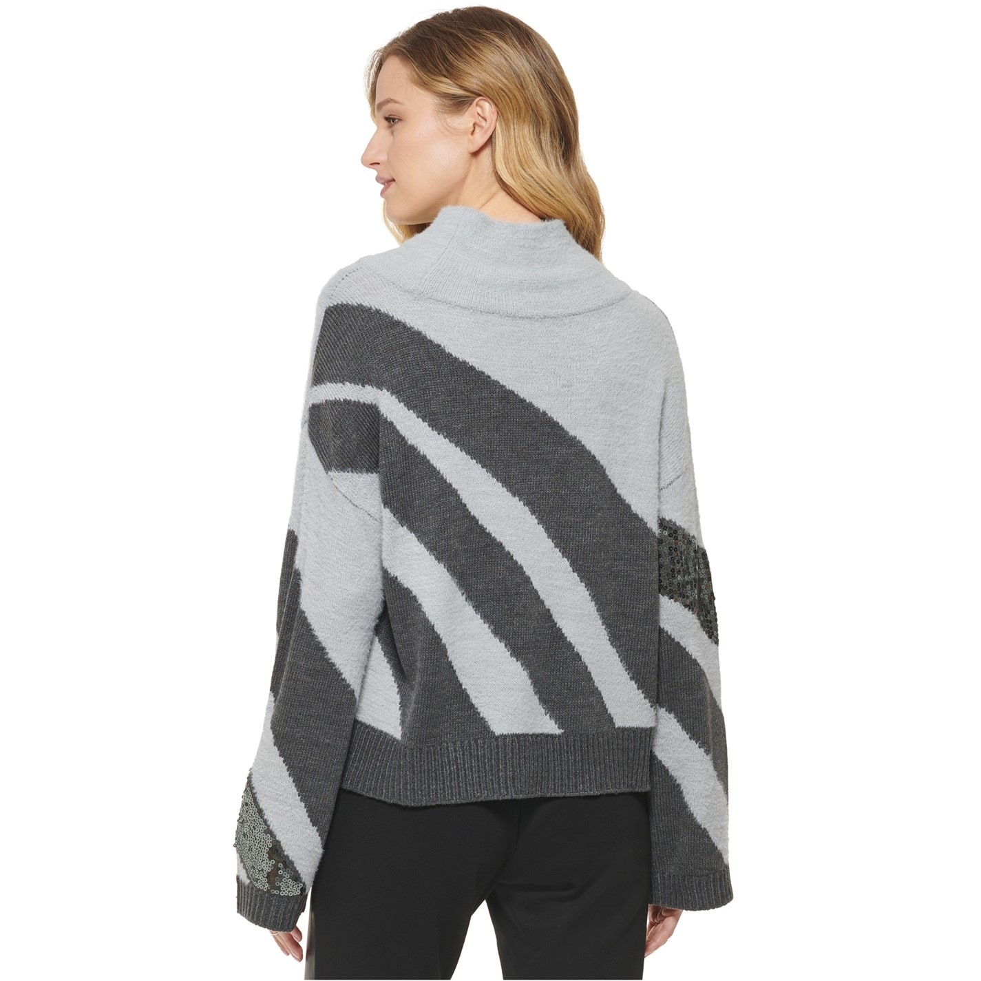 DKNY DKNY Sqn Swrl Knit Ld31 Jumpers House of Fraser