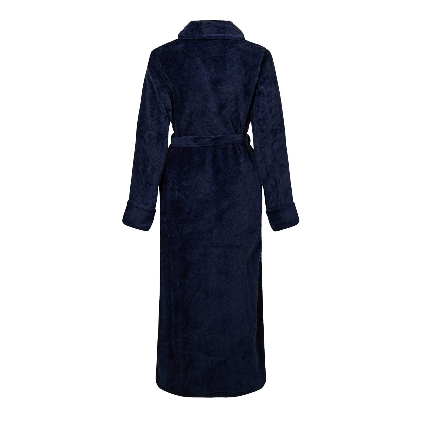 Lauren by Ralph Lauren | Women's Soft Wrap-Style Fluffy Dressing Gown |  Navy | FRASERS Ireland