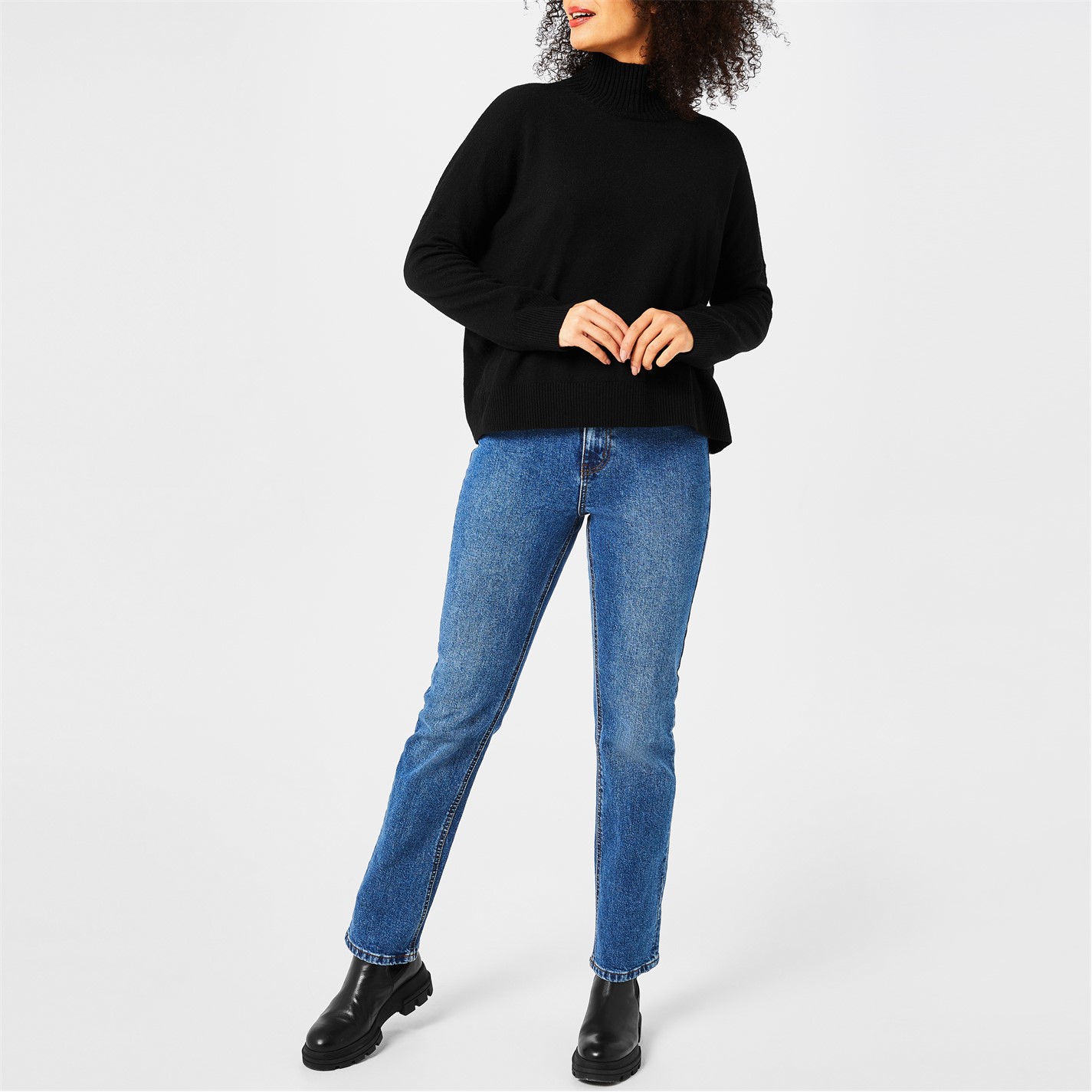 French Connection Jeanie High Neck Jumper Jumpers House of Fraser