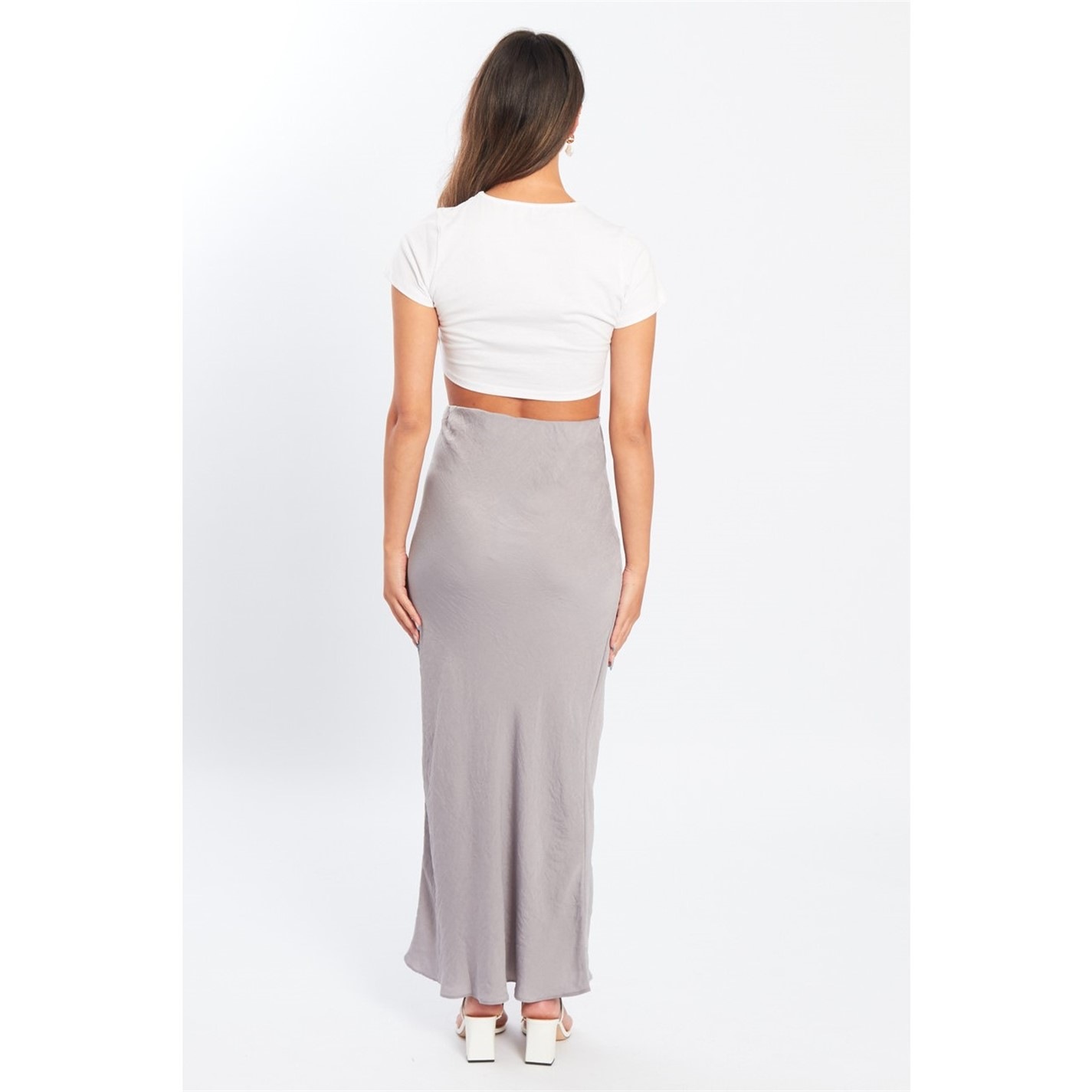 Wednesday Girls Slip Skirt Grey FRASERS Ireland
