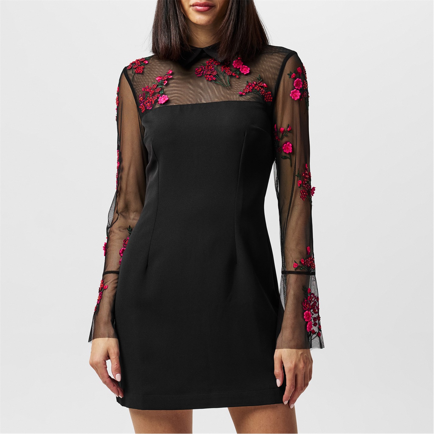 sachin and babi light blue dress French Connection Sleeveless Mini Dress In Black - 70% Off main image 0
