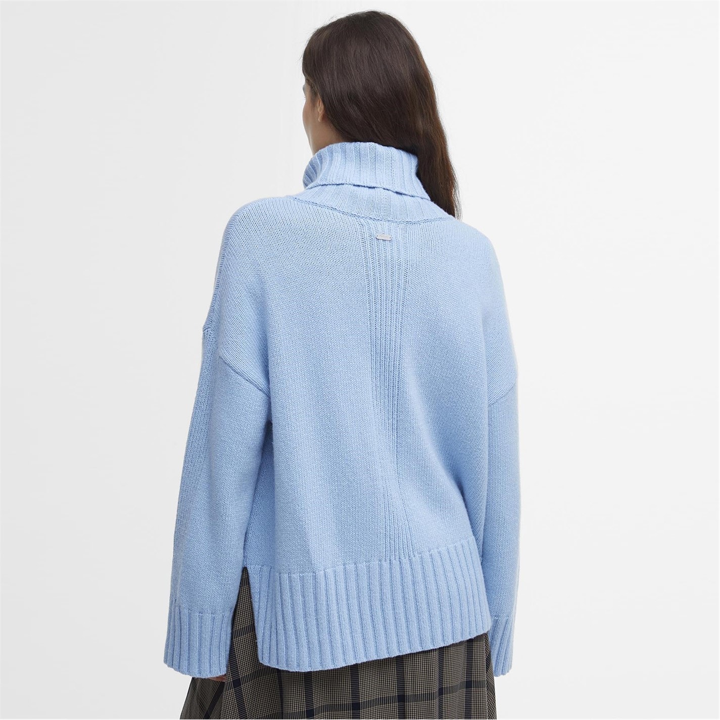 Barbour Josephine Rollneck Jumper Blue Sky FRASERS Ireland