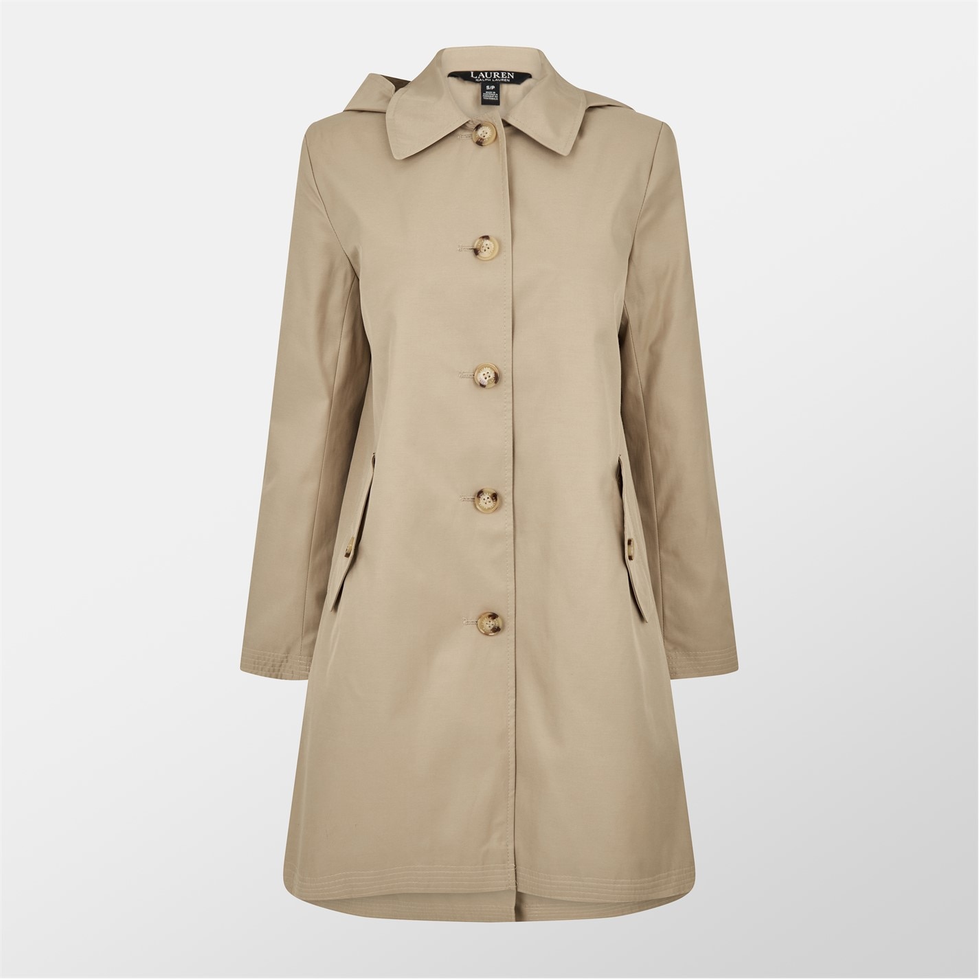 Lauren by Ralph Lauren | Hooded Balmacaan Coat | Trench Coats | FRASERS
