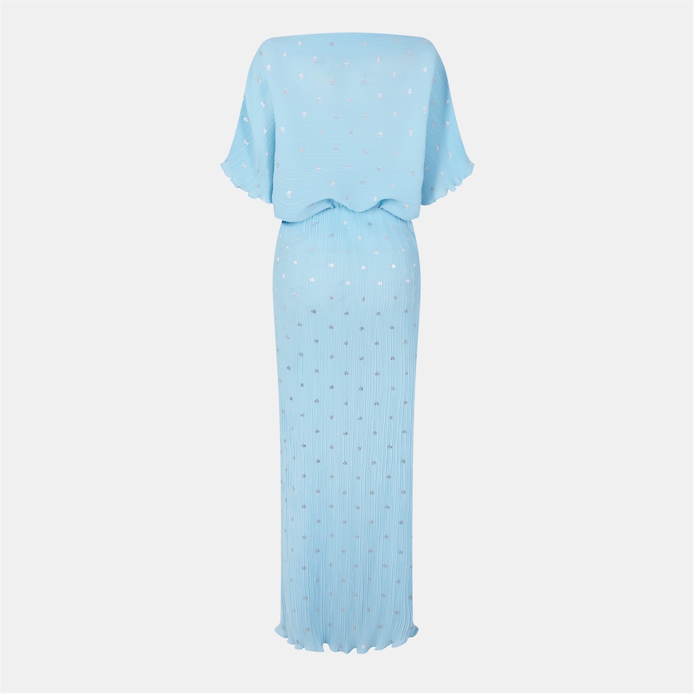 Never Fully Dressed Plisse Tilly Dress Blue FRASERS Ireland