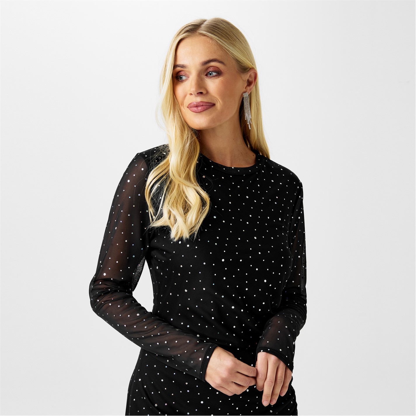 Biba Biba Sequin Mesh Dress